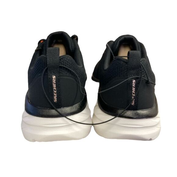 Black/White - Skechers Ladies Premium Cushion Air-Cooled Memory Foam D'Lux Ultra - Picture 3 of 6